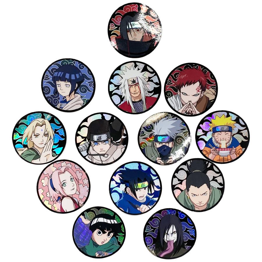 NARUTO CIRCLE CHARACTER STICKER PACK